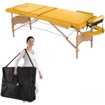 Mucola - Canapé de massage mobile 3 zones, banc de massage pliable, jeune M01
