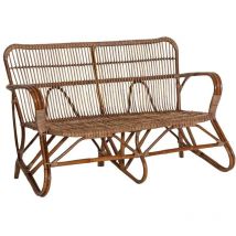 Made In Meubles - Canapé en rotin arrondi 2 places Rattan