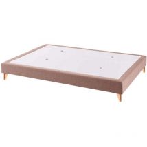 Aznar - Canapé colchón fijo madera transpirable Etna altura 16 cm 135x190 cm - Beige-Etna-(22)
