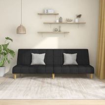 Maisonchic - Canapé-lit à 2 places, Canapé convertible, Banquette Sofa de Salon, noir tissu KEF578614 design in
