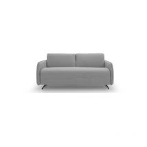 Canapé lit Dallas canapé convertible 140 cm gris clair