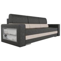 Mobilier1 - Canapé convertible Decatur 100, Forever 69 + Forever 60, Boîte de literie, 0, 88x236x92cm