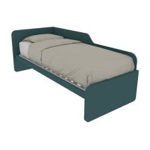 Canapé lit en forme 80x190 - Verde Petrolio