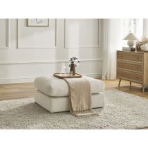 BOBOCHIC - Pouf pour canapé modulable PARIS velours côtelé Beige