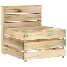 Design In - Canapé palette de milieu de jardin,Canapé d'extérieur,Sofa de jardin bois de pin imprégné CFW78349