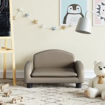 Canapé pour enfants, Canapé droit, Banquette Sofa de Salon cappuccino 50x40x30 cm similicuir 600345 Maison Chic
