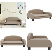 Canapé pour enfants cappuccino 70x45x30 cm similicuir - Canapé Enfant - Canapé Bébé - Mobilier Enfant - Meubles Pour Enfants - Décoration Chambre