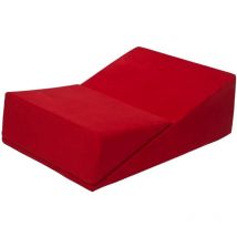 Canapé sexuel pliable triangulaire rouge