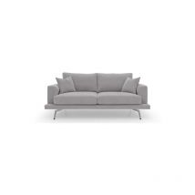 Canapé tissu Logan 3 places 218 cm Gris clair