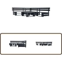 Canapés de jardin palette 4 pcs noir bois - Salon De Jardin - Mobilier De Jardin - Set De Salon - Canapé Palettes - Meubles En Bois