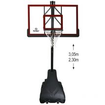 Swager - Canasta de baloncesto Pro Deluxe Platinium - regulable de 2,30m a 3,05m
