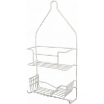 Truper - Canastilla doble para ducha rectangular