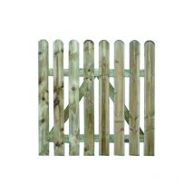 Vette - Cancelletto in pino impregnato con doghe continue - cm.100x100h.