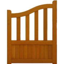 Gd Menuiseries - Cancello in legno 'Openwork' Larghezza 1 m Altezza 1,10/1,30