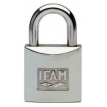 Ifam - Candado con arco de 35mm ll/iguales no9132 niquel