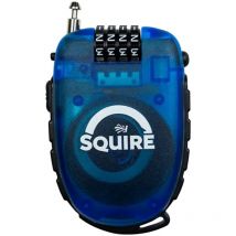 Squire - Candado combinacion con cable retráctil 900 mm