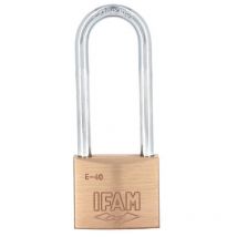Candado de latón E-40 els con arco extra alto Ifam 34020