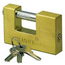 Blinky - Candado intermitente para contraventanas pesadas de latón mm. 50