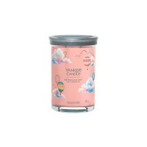 Yankee Candle - watercolour skies bougie en cire cylindre bois de cachemire, jasmin, musc rose 1 pièce(s) (1734811E)