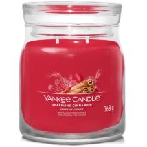 Yankee Candle - Candela Di Cera Media Fragranza Sparkling Cinnamon 368g