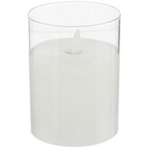 Atmosphera Créateur D'intérieur - Candela led sena in vetro d7,5cm