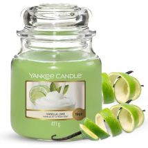 Yankee Candle - Candela Profumata In Giara Media Calce Alla Vaniglia Durata Fino A 75 Ore