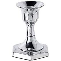 Candélabre en métal argenté 8x6cm modèles assortis