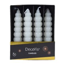 Webmarketpoint - Candelabro de cena con brillo, 11 de altura x 2.2 cm de diámetro