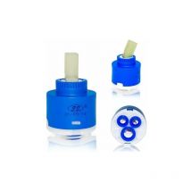 Cartouche Ceramique Cartouche en céramique 40mm Inner Contrleur Cartouche de rechange Cartouche Mitigeur pour robinet mitigeur de salle de bain Bleu