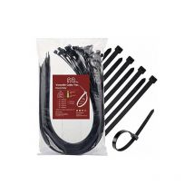 Collier Serrage Plastique 650mm Collier Rilsan Noir 9mm Grand Serre-CaBles éLectriques 65cm Attache-CaBle En Nylon Collier De Serrage uv pour Tuyau