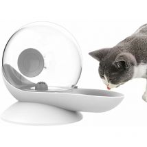 Distributeur d'eau Automatique pour Chien Chat, en Forme d'escargot, Abreuvoir à gravité pour Animaux domestiques, Fontaine Transparente Distributeur