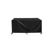 Ulisem - Housse Table de Jardin 150x90x75cm Noir 420D Tissu Oxford Impermable Rsistance Anti-UV Bache Table De Jardin Housses de Protection pour