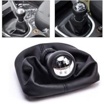 Levier de Pommeau de Levier de Vitesse Maunal 5 Vitesses de Voiture avec Couvercle de Coffre pour Clio 2 ii Clio 3 iii Megane 2 ii ScéNic 2 ii Kangoo