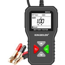 Testeur de Batterie auto 6V 12V 24V,BM550 100-2000 cca 2-200Ah Testeur d'alternateur automobile Analyseur de batterie numérique pour