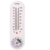 Ulisem - Thermomètre et hygromètre suspendu au mur, pour l'intérieur et l'extérieur, jardin, bureau, enregistreur de température