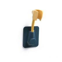 Ulisem Triomphe Support de douche à main Support de douche mural réglable Support de pomme de douche Support mural adhésif en plastique ABS sans