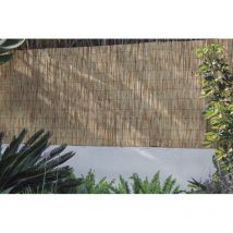Canisse de roseau reedcane plus 1,5 x 5 m Beige Nortene