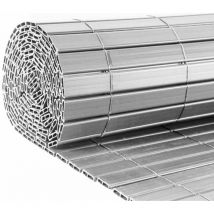 Canisse JET7GARDEN 1,2x2,5m - Gris perla - PVC - Doble cara