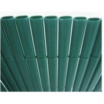 Sicatec - Canisse Plastic 'ovale Double Face Vert 1,50 M X 5 M