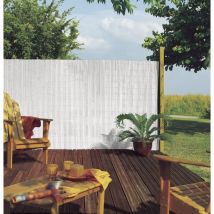 Canisse avec profilés ovales 1 x 3 m plasticane oval blanc Nortene