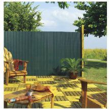 Canisse pvc 'Plasticane Single Face' 85 % occultant Grise - 1 x 3 m - Nortene