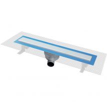 First Plast - Caniveau de douche à l'italienne Pratiko2 600x60mm - Grille Piana
