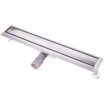 Caniveau De Douche Italienne 70 Cm À Carreler Siphon Sol D'Évacuation En Acier Inoxydable - Diverses Tailles Au Choix 30 To 100cm Siphon Avec Passoire