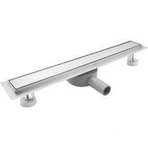 Sanitemodar - Caniveau de douche 100cm, Panneau 2 en 1, Caniveau de douche 360°siphonné avec appareil désodorisant et filtre à cheveux