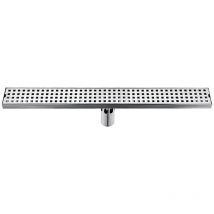 Kroos - Caniveau de douche rectangulaire - 600 mm - Nickel brossé