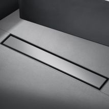 Vivolilv - Caniveau De Douche,siphon De Sol À Longue Bande Anti-odeur À Grand Déplacement Sus304,gris Pistolet, Drain Latéral De 30 Cm