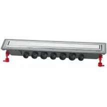 Caniveau douche VENISIO EXPERT Hauteur 89mm + Grille inox -1100mm