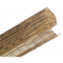Gardeneas - cañizo Natural Rollo De 1,5 x 5 Metros unidas entre sí mediante alambre plastificado