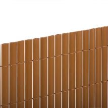 Cañizo pvc essential recycane doble cara 20MM marron 1,5X3 m