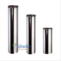 Tubo acciaio inox aisi 304 monoparete spessore mm.0,5 - ø mm.250x500